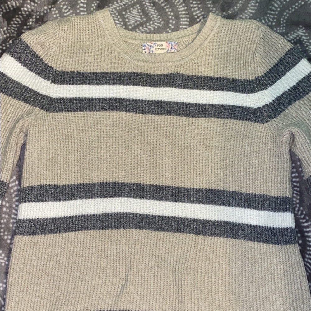 Soft striped sweater